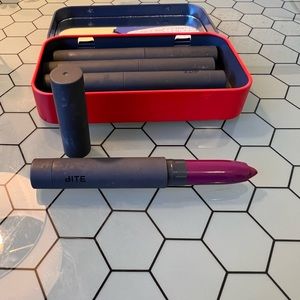 Bite Beauty Matte Creme Lip Crayons, COGNAC, TORTE, AUBERGINE, COULIS